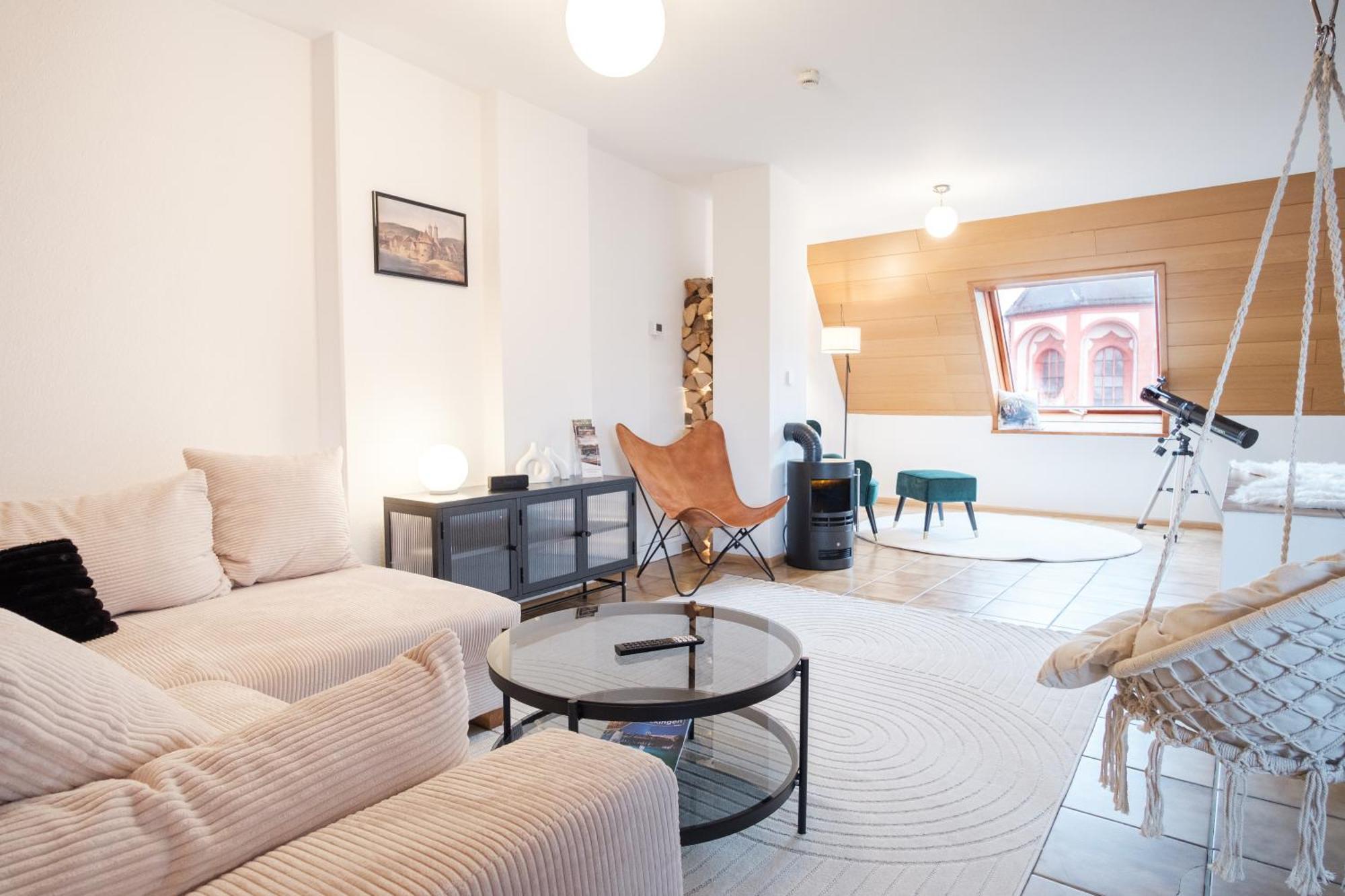 Neu Deluxe Suite Muensterblick, Maisonette, Kingsize Bett, Kueche, Netflix, Aussicht, E-Kamin Bad Säckingen Exterior foto