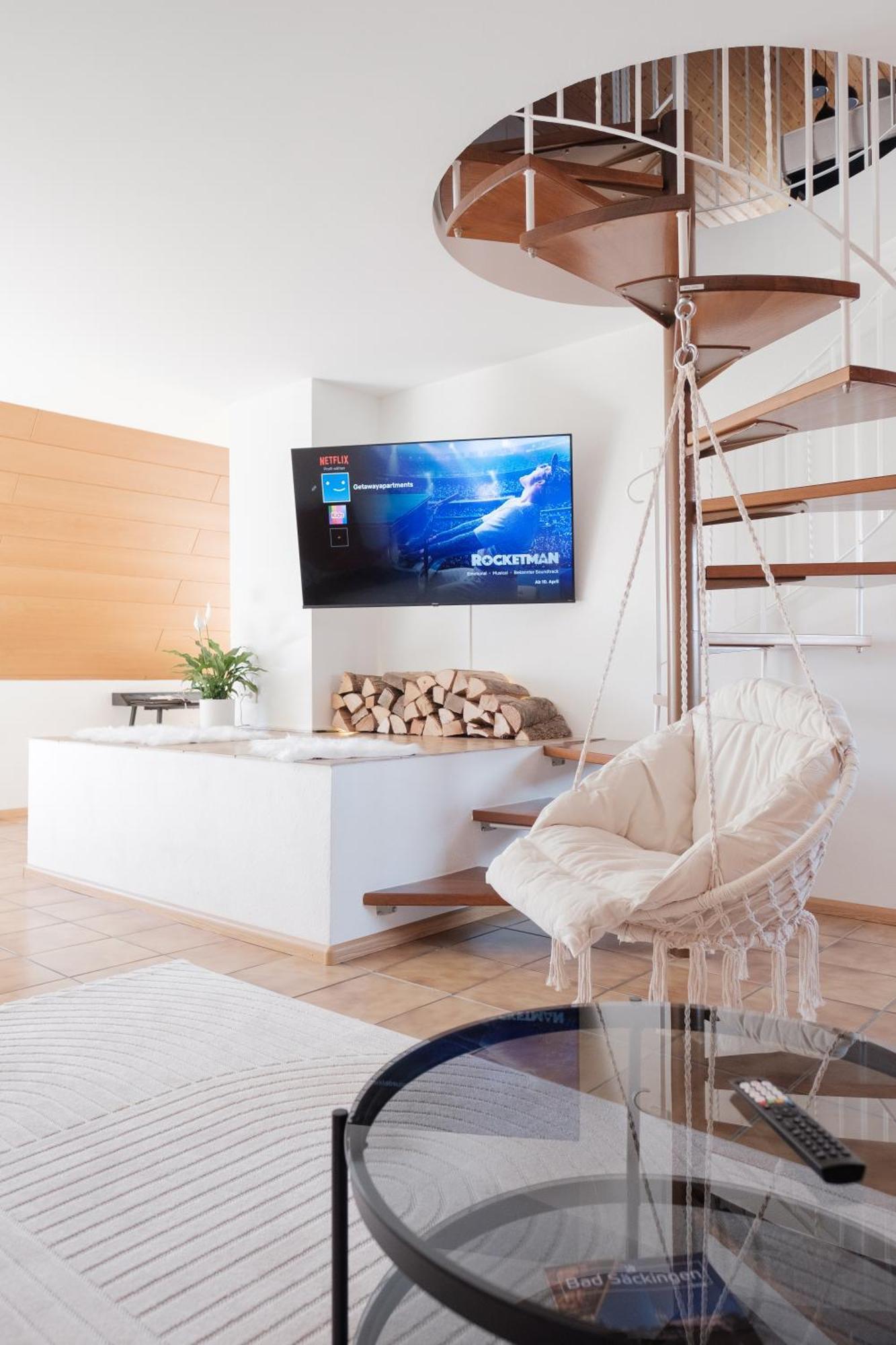 Neu Deluxe Suite Muensterblick, Maisonette, Kingsize Bett, Kueche, Netflix, Aussicht, E-Kamin Bad Säckingen Exterior foto
